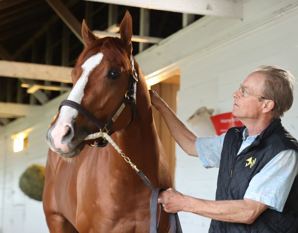Mage - Hot Walker Brian - Secratariat Stall - Post Derby - Churchill Downs - Coady Photo
